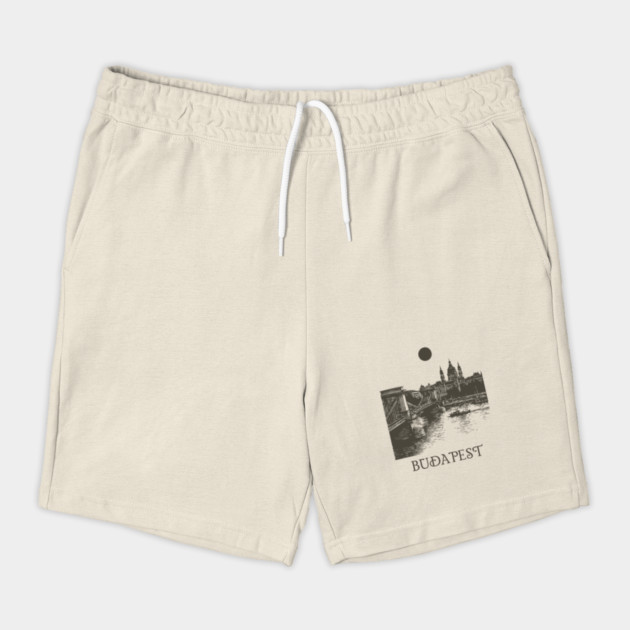 Budapest Woodcut | Vintage Hungarian Parliament & Chain Bridge by TuncGK