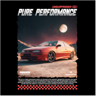 OPEL calibra car Posters and Art