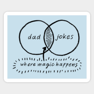 dad jokes Sticker