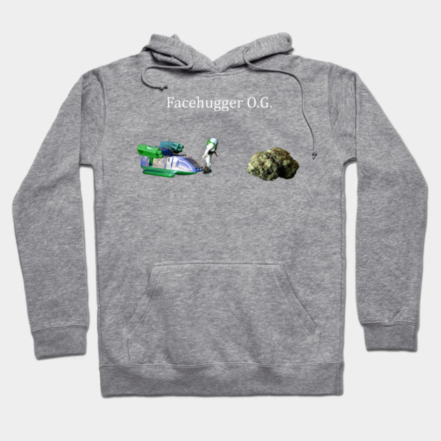 Facehugger OG - Weed Design Hoodie by MrGreenGenes420