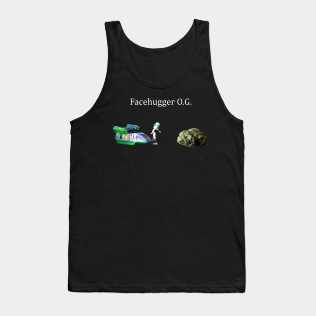 Facehugger OG - Weed Design Tank Top by MrGreenGenes420