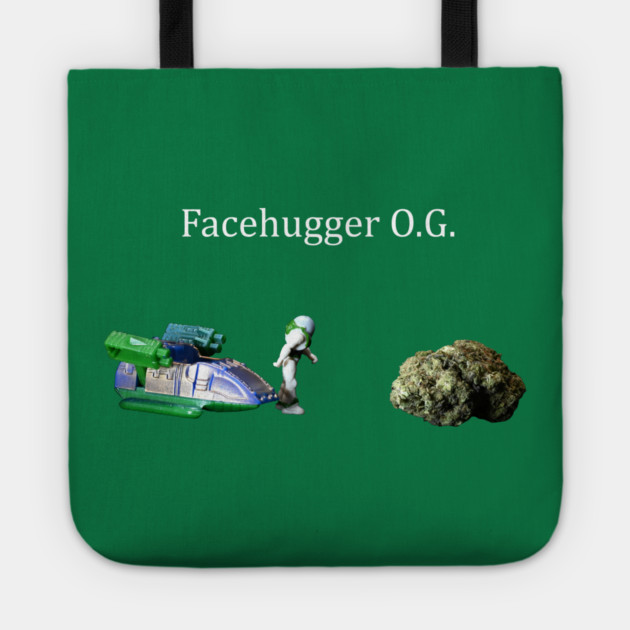 Facehugger OG - Weed Design Tote by MrGreenGenes420