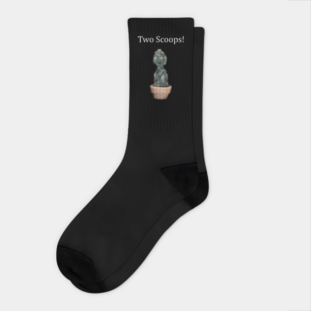 Two Scoops - Weed Design Socks by MrGreenGenes420
