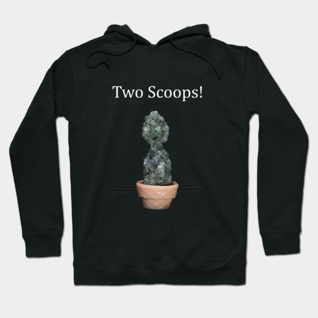 Two Scoops - Weed Design Hoodie by MrGreenGenes420
