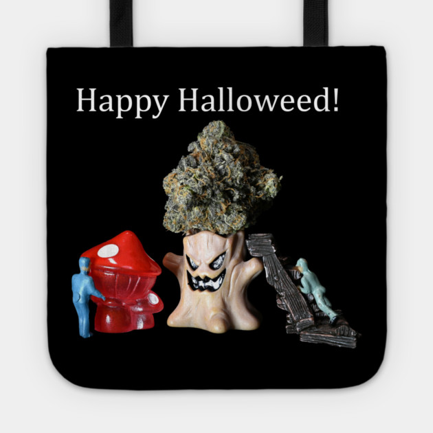 Happy Halloweed - Weed Design Tote by MrGreenGenes420