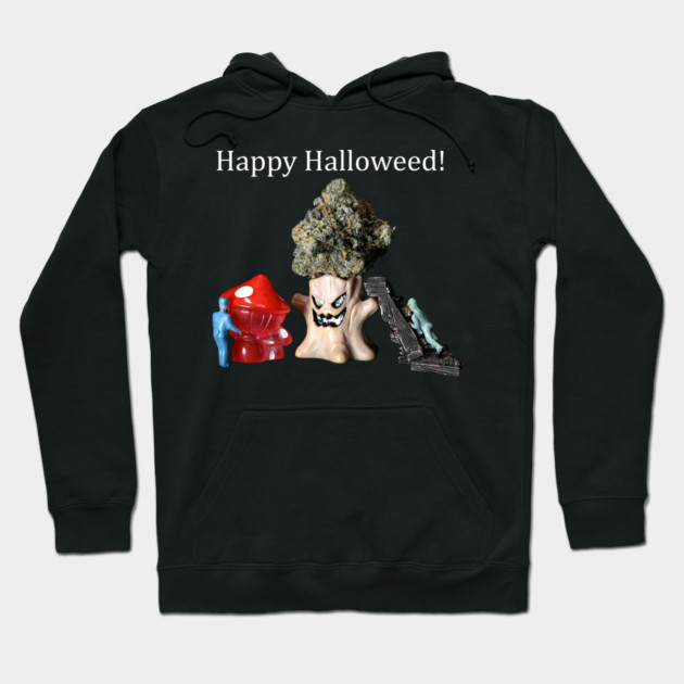 Happy Halloweed - Weed Design Hoodie by MrGreenGenes420