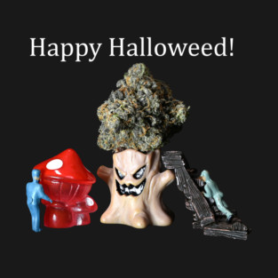 Happy Halloweed - Weed Design T-Shirt