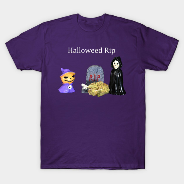 Halloweed RIP - Weed Design T-Shirt by MrGreenGenes420