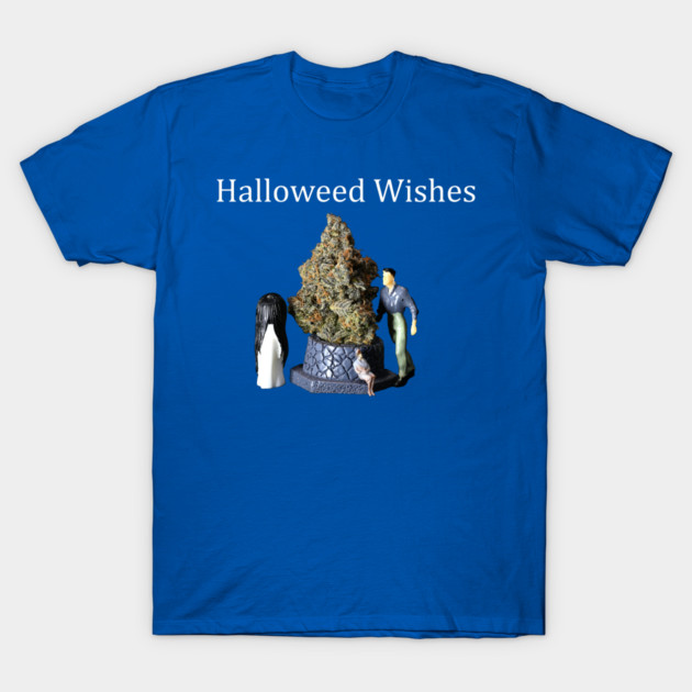 Halloweed Wishes - Weed Design T-Shirt by MrGreenGenes420