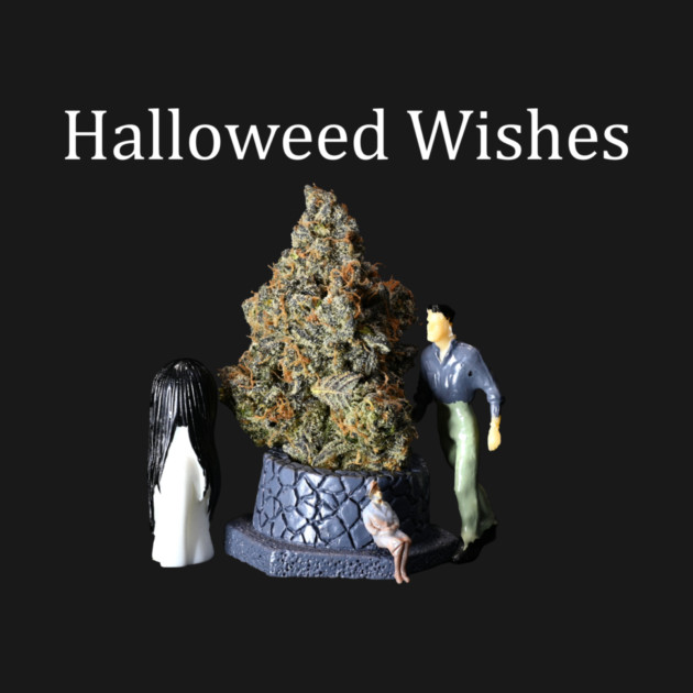 Halloweed Wishes - Weed Design by MrGreenGenes420