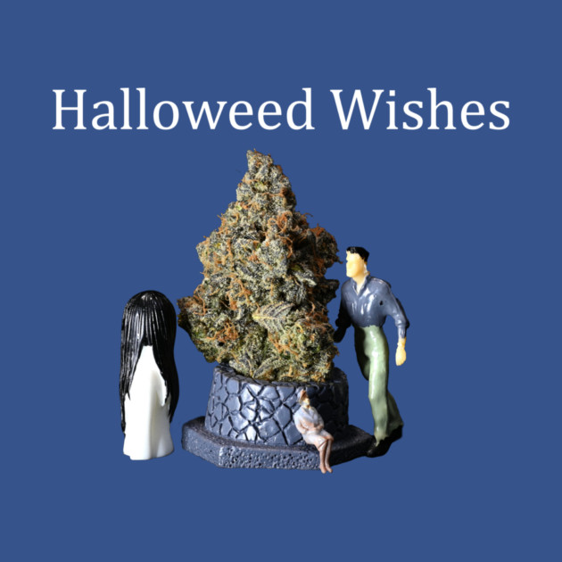 Halloweed Wishes - Weed Design by MrGreenGenes420