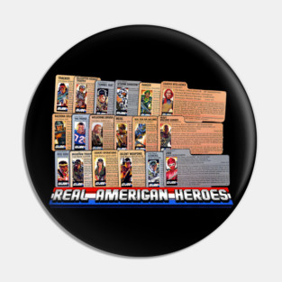 GI JOE REAL AMERICAN HEROES Pin