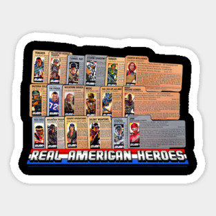 GI JOE REAL AMERICAN HEROES Sticker