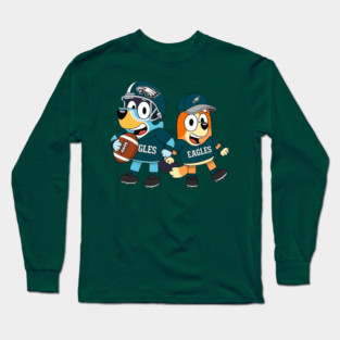 Philadelphia Eagles Bluey Long Sleeve T-Shirt
