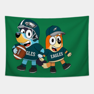 Philadelphia Eagles Bluey Tapestry