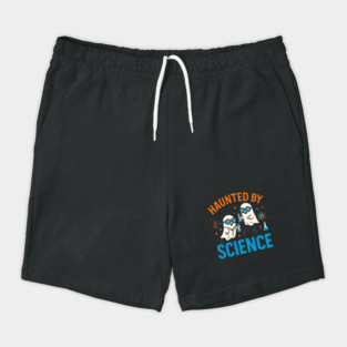 Haunted by Science Funny Ghost Halloween Teacher Gift Shorts