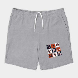 Chicago Bears Wall of Fame Shorts