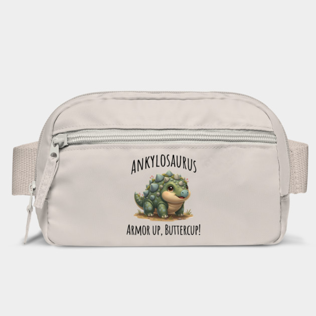 Ankylosaurus Dinosaur, Armor Up, Buttercup! cute design by Luxinda