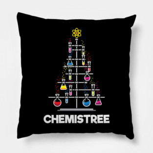Funny Chemistry Tree Science Chemistry Lovers Design Pillow