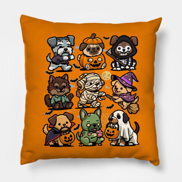 Spooky Dogs Pillow by GoshWow®