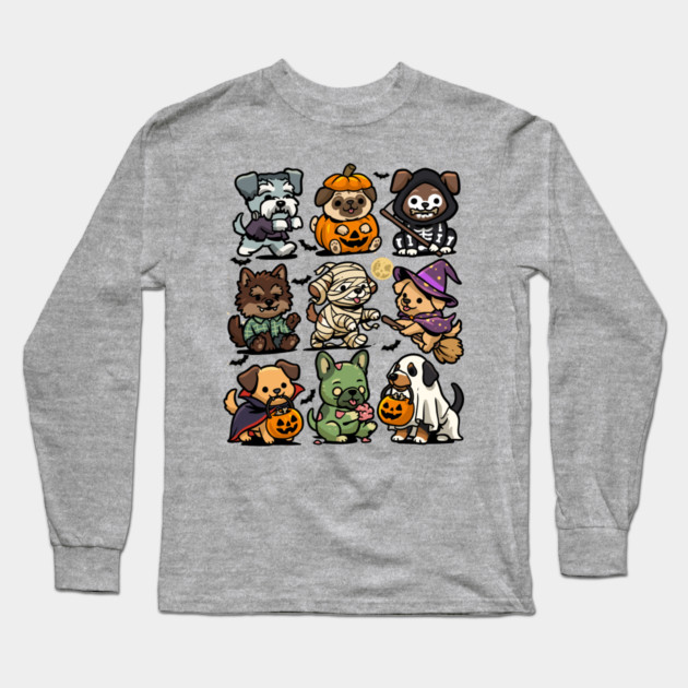 Spooky Dogs Long Sleeve T-Shirt by GoshWow®
