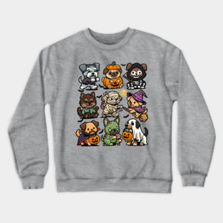Spooky Dogs Crewneck Sweatshirt