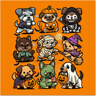 Spooky Dogs Posters and Art