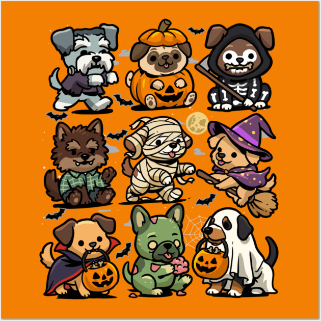 Spooky Dogs Wall Art by GoshWow®