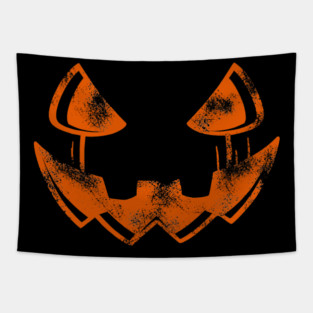 PUMPKIN EYES Tapestry