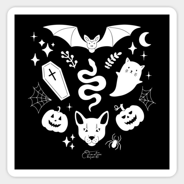 Halloween Elements Magnet by Timeless Chaos