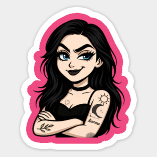 Queen of Karma – Stand Tall Against Scams Sticker