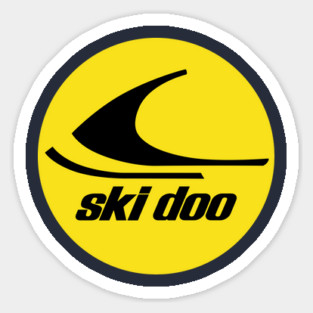 Vintage Ski Doo Sticker
