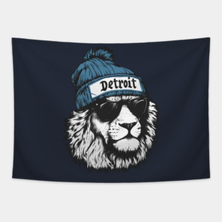 detroit-lions Tapestry