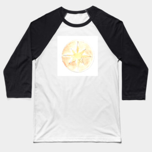 Compass, talisman, magic. Watercolor illustration, hand drawn modern freehand Baseball T-Shirt