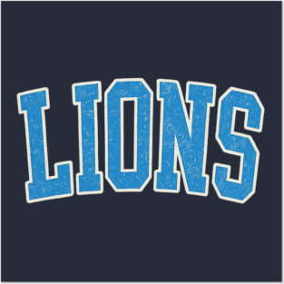detroit-lions Posters and Art