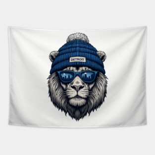 detroit-lions Tapestry