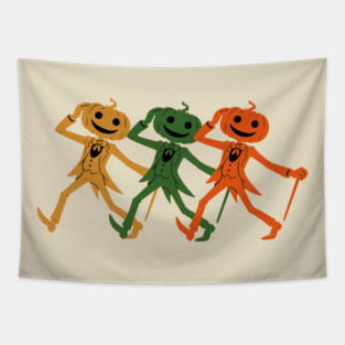 Grateful Pumpkin, Confusing backstory Tapestry