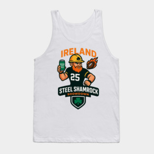 Shamrock Showdown: Pittsburgh x Dublin 2025 Football Tank Top