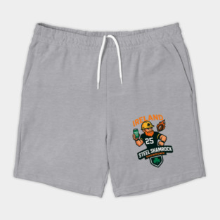 Shamrock Showdown: Pittsburgh x Dublin 2025 Football Shorts
