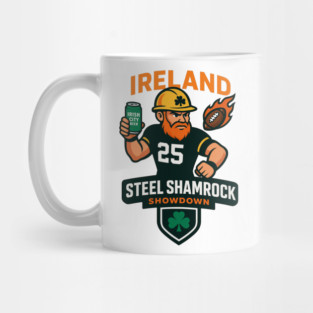 Shamrock Showdown: Pittsburgh x Dublin 2025 Football Mug