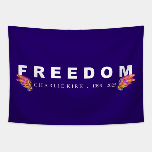 Freedom Wings in Color Tapestry by Rocket Girl