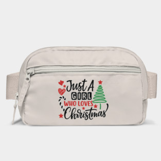 Just A Girl Who Loves Christmas T-Shirt Bag