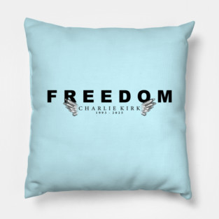 Freedom - In Memory of Charlie Kirk Pillow