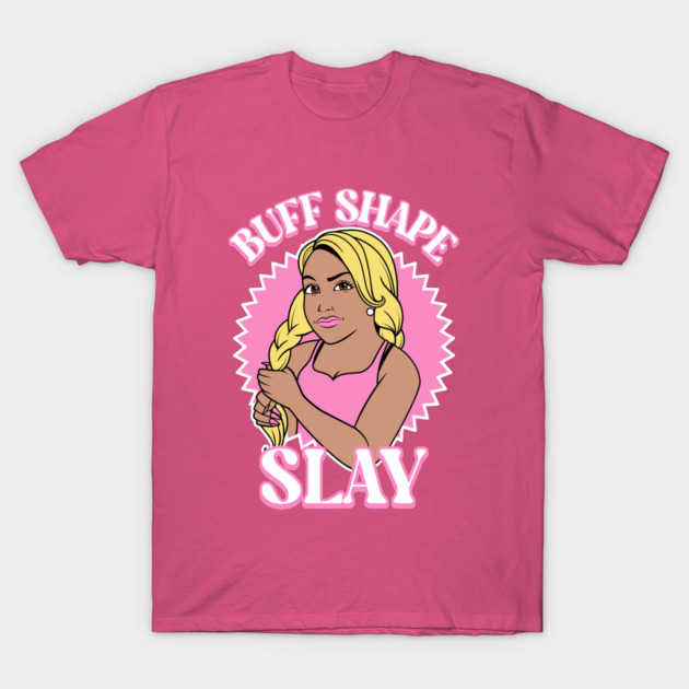 Buff Shape Slay Nail Art Supplies T-Shirt by Lamount Tees