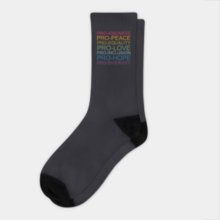 Pro-Kindness Pro-Peace Socks