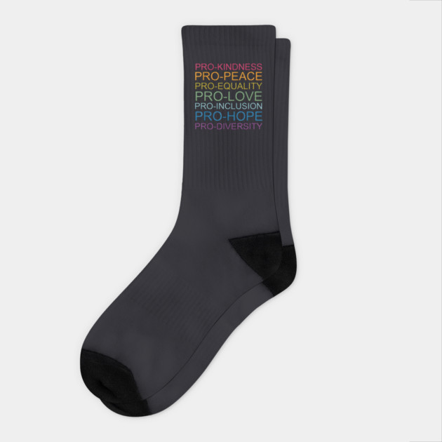 Pro-Kindness Pro-Peace Socks by Charles's Store 8
