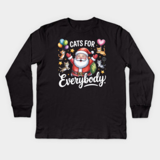 Cats-For-Everybody Kids Long Sleeve T-Shirt