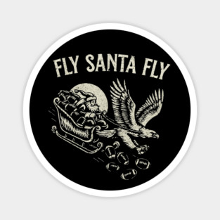 Fly-Santa-Fly Magnet