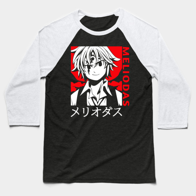 Seven Deadly Sins - Meliodas Anime Baseball T-Shirt by Otaku Vibes