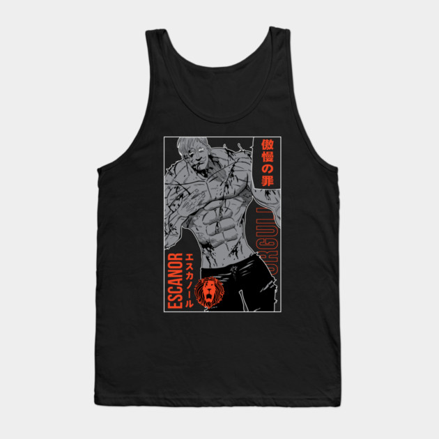 Escanor Lion's Sin of Pride - Nanatsu no Taizai Tank Top by Otaku Vibes